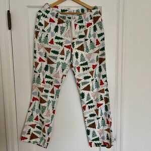 Old Navy O Christmas Tree Mid-rise Flannel Pajama Pants | Size Small